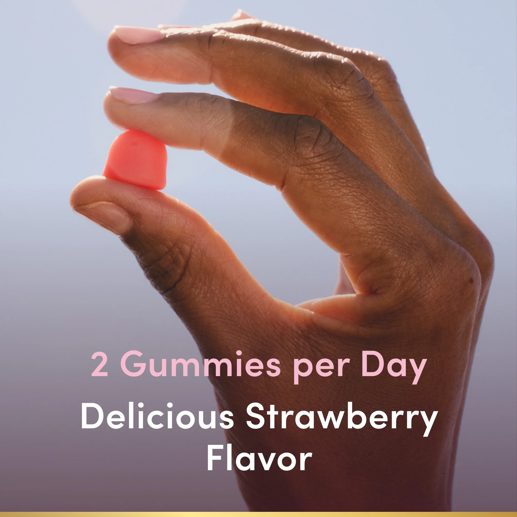 Nature's Bounty Hair, Skin and Nails Strawberry Gummies, 2500mcg Biotin, 140 Ct. Nature's Bounty Hair, Skin and Nails Strawberry Gummies, 2500mcg Biotin, 140 Ct. - Image 4