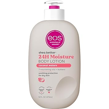 EOS, Shea Better™, 24H Moisture Body Lotion, Coconut Waters, 16 fl oz (473 ml)