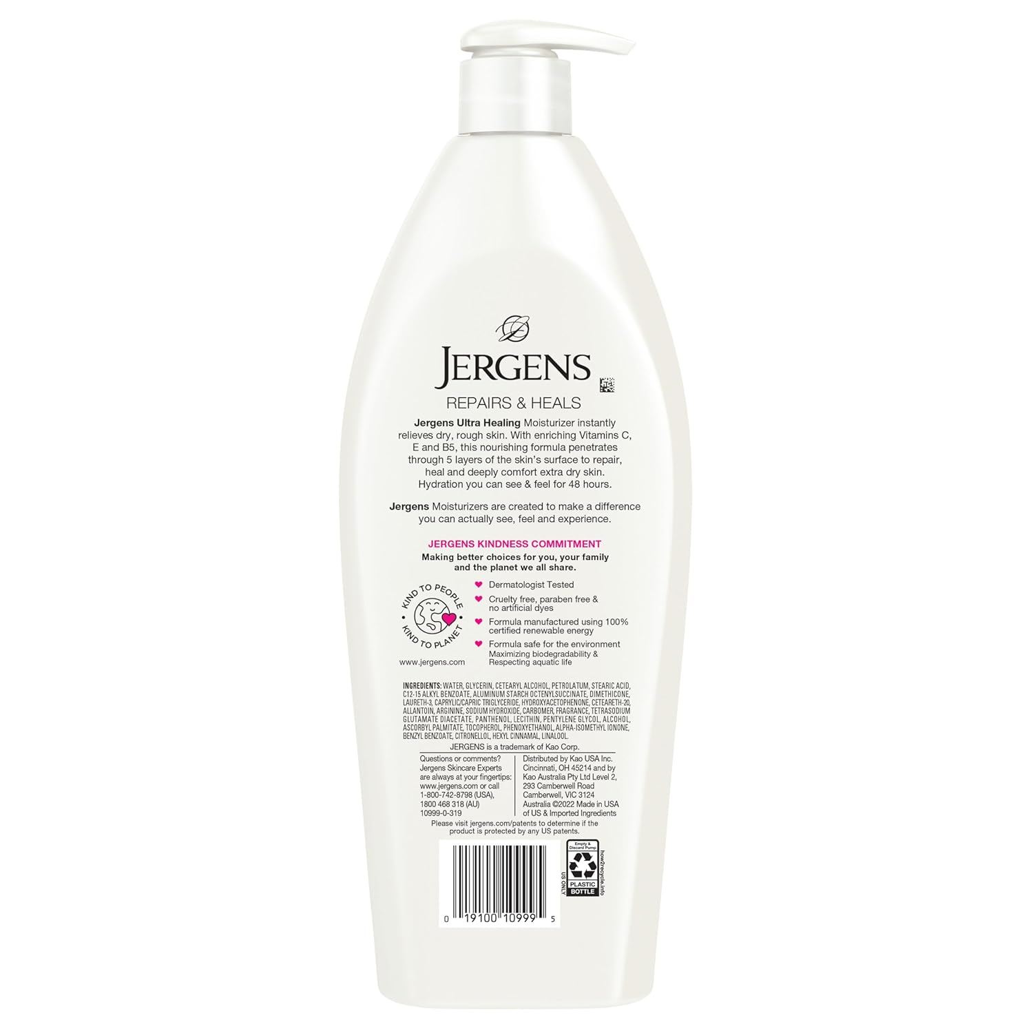 Jergens Ultra Healing Dry Skin Moisturizer 21 Fl Oz Jergens Ultra Healing Dry Skin Moisturizer 21 Fl Oz - Image 2