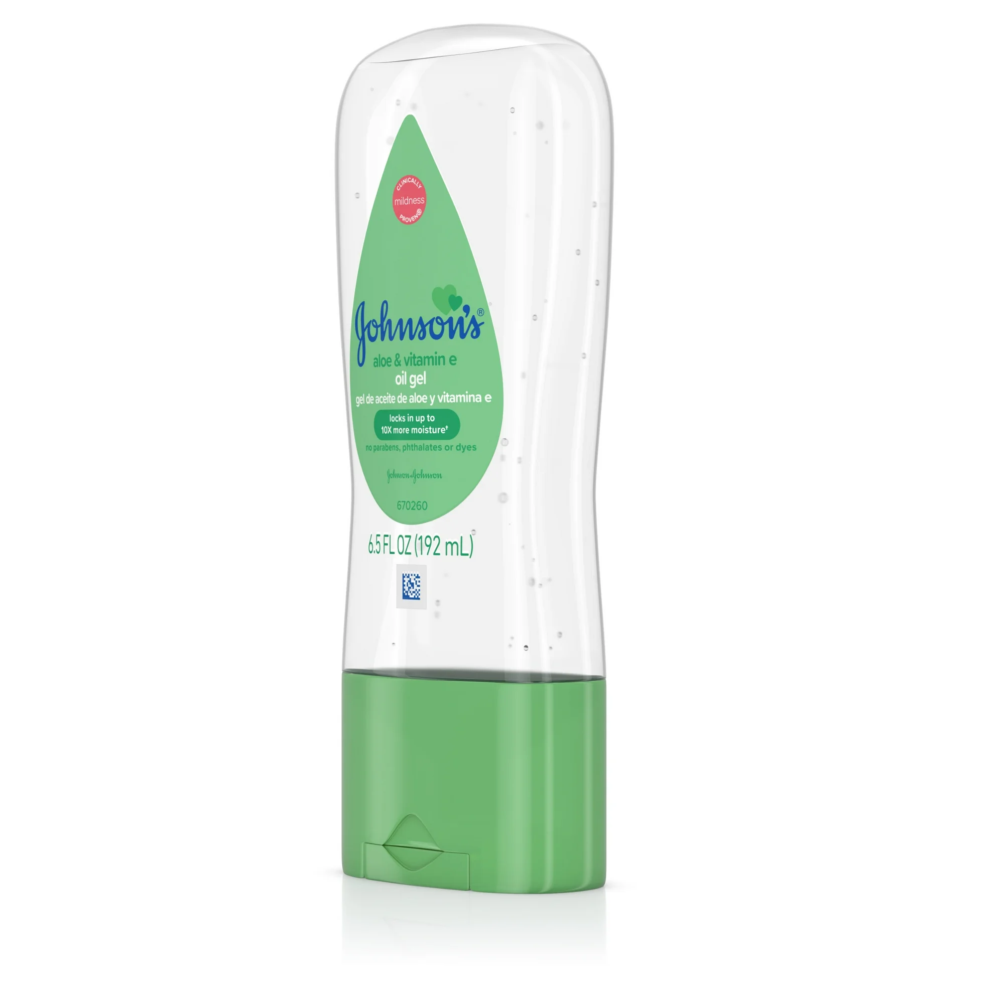 Johnson's Baby Oil Gel with Aloe Vera & Vitamin E, Hypoallergenic Baby Skin Care, 6.5 fl. oz Johnson's Baby Oil Gel with Aloe Vera & Vitamin E, Hypoallergenic Baby Skin Care, 6.5 fl. oz - Image 4