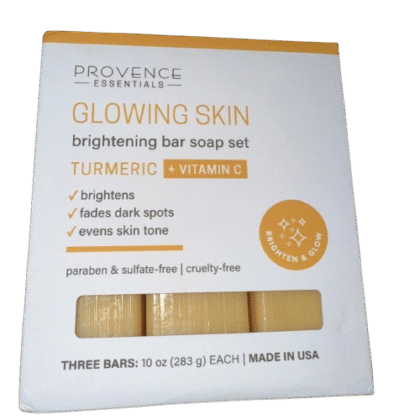 Provence Essentials brightening bar soap TURMERIC & VITAMIN C 3pc set