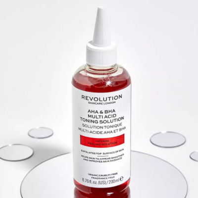 REVOLUTION SKINCARE AHA & BHA multi acid exfoliating toner 200ml