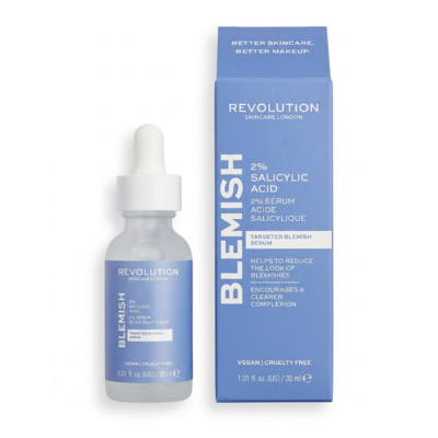 Revolution Skincare Blemish Serum 2% Salicylic Acid 1.01 Fl Oz